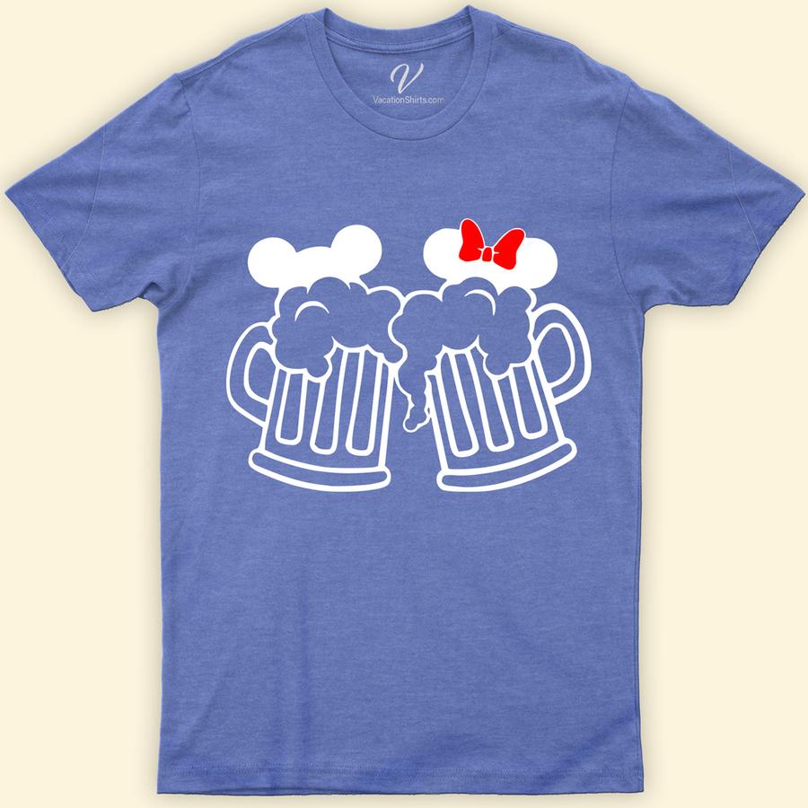 Disney Beer Mug Shirt Disney Vacation Shirts Unleash the magic of your Disney vacation with our exclusive Disney Beer Mug Shirt! Perfect for Disney-loving beer enthusiasts, this unique tee combines iconic Mickey-inspired designs with a fun twist. Ideal for bar crawls, matching group outfits, or simply showcasing your Disney and beer passion. Make every sip memorable!