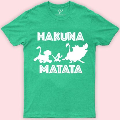 Hakuna Matata Disney Shirt Disney Vacation Shirts Embrace the carefree spirit with our Hakuna Matata Disney Shirt from VacationShirts.com. Perfect for every Disney fan, this Lion King Tee features iconic graphics, blending Lion King Apparel charm with Disney Family Shirts appeal. Ideal for all ages, our Hakuna Matata Clothing, including kids and adult sizes, ensures everyone can showcase their love for the Lion King Theme in style. Whether for daily wear or as a standout Disney Vacation Shirt, this Hakuna Matata Graphic Tee is a must-have for creating unforgettable memories.