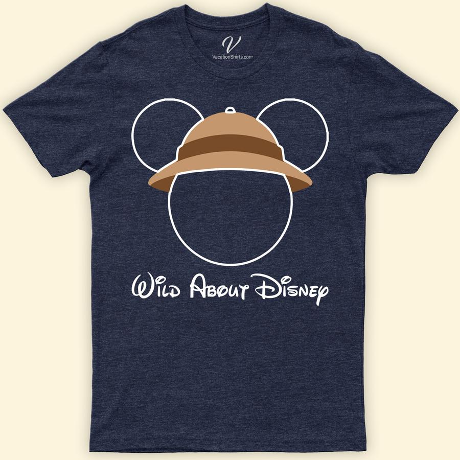 Mickey Wild about Disney Shirt Disney Vacation Shirts Unleash the magic with our Mickey Wild Shirt from VacationShirts.com! Perfect for Disney enthusiasts, this Mickey Mouse Tee is a must-have for your Disney Family Shirts collection. Featuring a vibrant Mickey graphic, it's the ultimate Disney Vacation Apparel. Embrace the fun in every Disney Theme Park with this iconic Mickey Mouse Outfit!