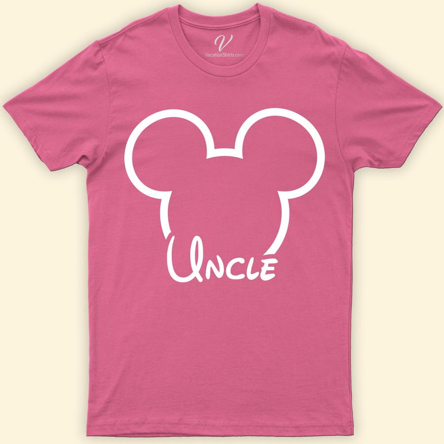 Disney Unc;e Shirt Disney Vacation Shirts Experience the magic with our Disney Uncle Shirt from VacationShirts.com! Perfect for family trips, this custom, personalized tee features beloved Disney characters, making it a must-have for any uncle. Embrace the enchantment of the Magic Kingdom with matching Disney outfits, creating unforgettable memories. Your ultimate Disney vacation shirt awaits!