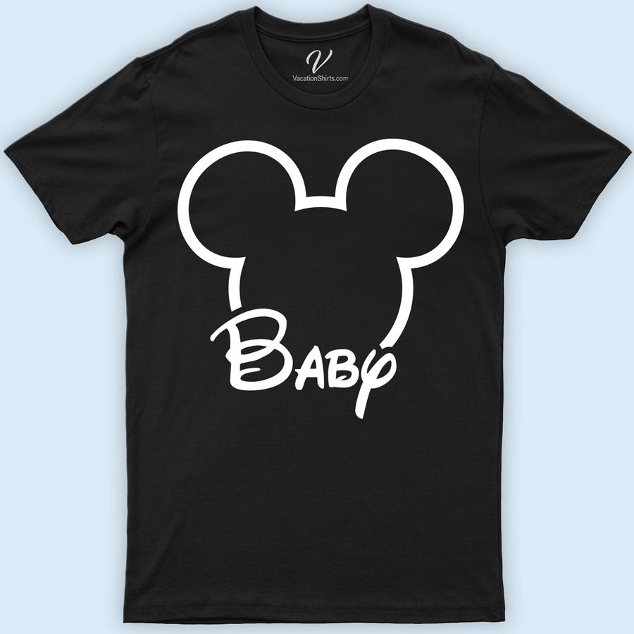 Disney Baby Shirt Disney Vacation Shirts Dress your little one in magic with our Disney Baby Shirt collection! From adorable Mickey Mouse tees to enchanting Disney Princess outfits, including Baby Yoda onesies and Lion King apparel. Our Frozen baby t-shirts and cute Disney character wear are perfect for your infant's next big adventure. Shop now!