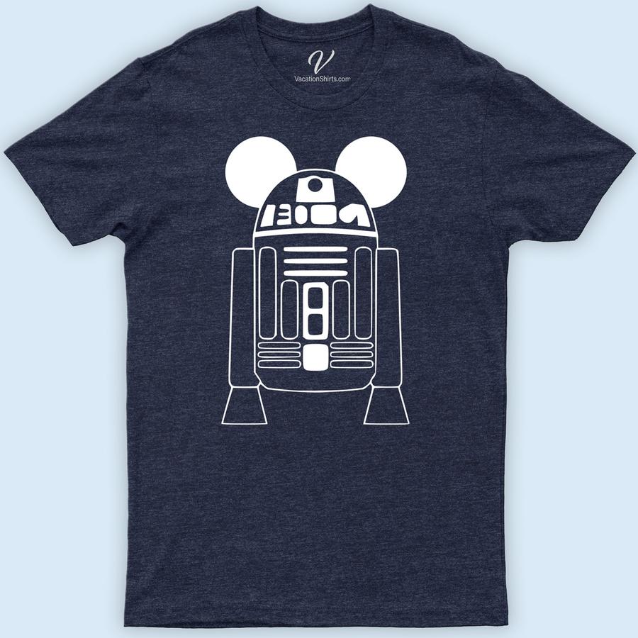 Disney R2D2 Shirt Disney Vacation Shirts Discover the magic with our Disney R2D2 Shirt, a must-have for Star Wars fans! This exclusive R2D2 Tee blends iconic Disney charm with the adventurous spirit of Star Wars. Perfect for all ages, our R2D2 Graphic Shirt is a standout piece in Disney Star Wars Clothing. Embrace the force in style!