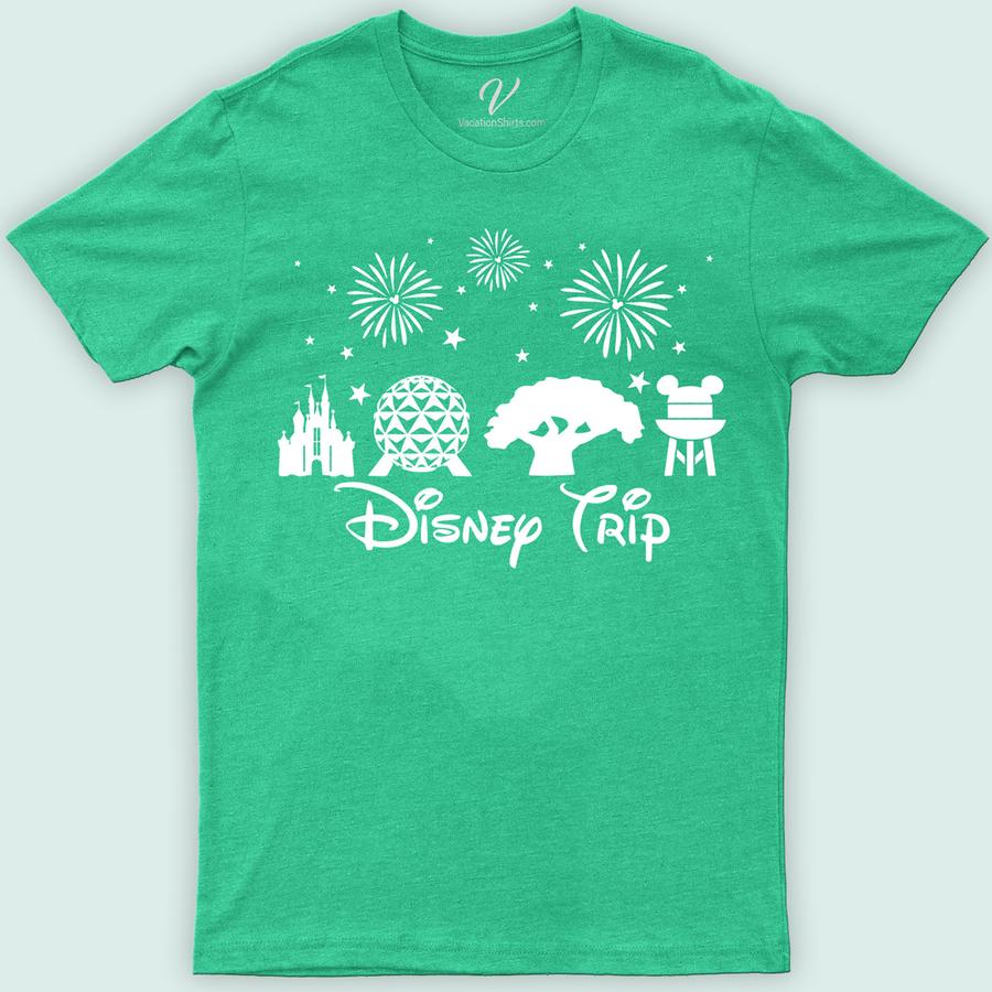 Disney Trip Shirt Disney Vacation Shirts Embark on a magical journey with our Disney Trip 2023 Shirts from VacationShirts.com! Perfect for families, our custom Disney shirts feature beloved characters and unique designs. Personalize your matching Disney shirts for an unforgettable Disneybound experience. Ideal for groups, our Disney vacation tees and Disney park apparel add extra enchantment to your adventure!
