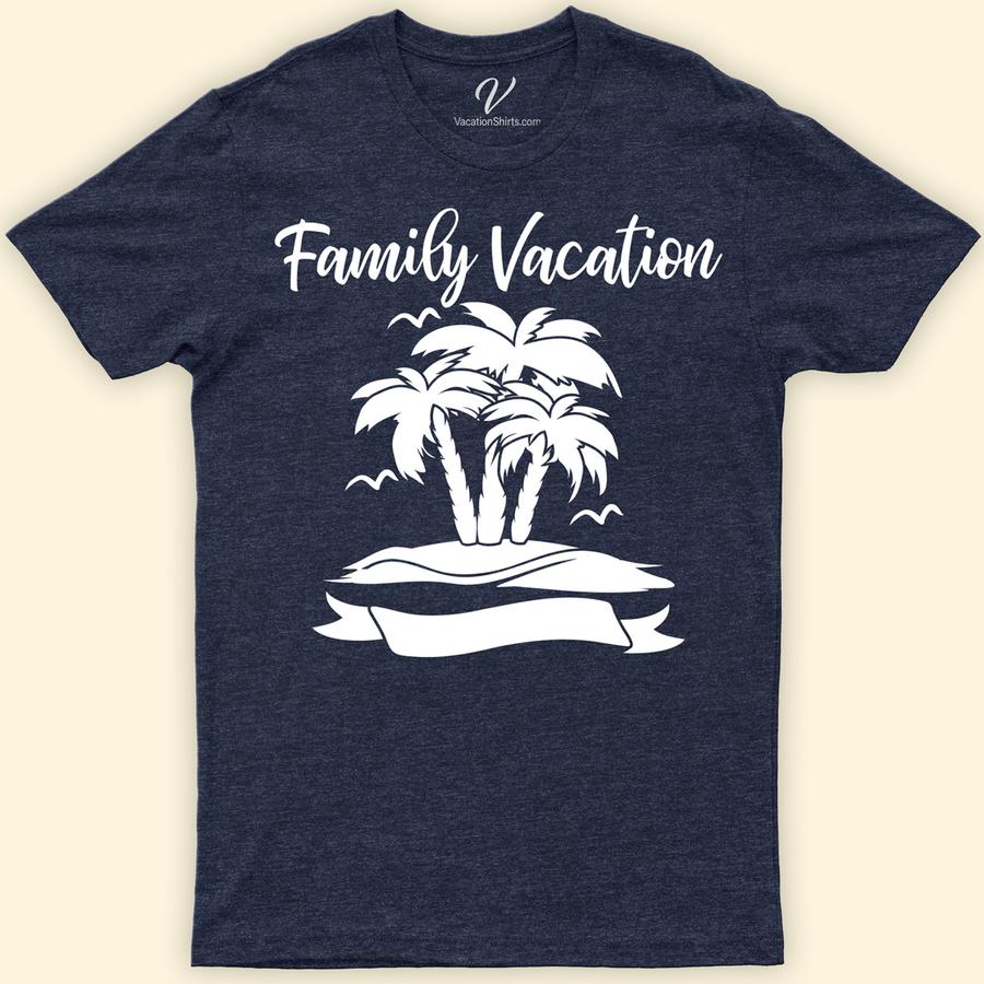 Family Tropical Getaway Tee - Palm Trees Design Cruise Vacation Shirts Embrace paradise with our Family Tropical Getaway Tee, featuring an enchanting palm trees design. Perfect for beach getaways and summer holidays, this Tropical Vacation Shirt is a must-have for every family vacation. Crafted for comfort and style, it's the ultimate in matching family vacation shirts and exotic holiday wear.