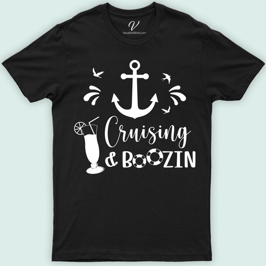 Booze Cruise Vacation Tee - Fun & Stylish! Cruise Vacation Shirts Set sail in style with our Booze Cruise Vacation Tee from VacationShirts.com! Perfect for any sea adventure, this fun and stylish tee combines humor and fashion. Featuring vibrant, nautical themes, it's the ultimate choice for beach parties, tropical vacations, and cruise ship festivities. Make a splash in this essential party boat apparel!