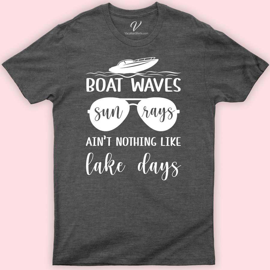 Sun Rays & Boat Waves Vacation Tee Classic Cruise Vacation Shirts Dive into summer with our Sun Rays & Boat Waves Vacation Tee from VacationShirts.com! Perfect for beach lovers, this ocean-inspired t-shirt blends nautical charm with coastal wear flair. Embrace vacation mode with sun and sea apparel that captures the essence of sailing vacations. Make waves in this essential summer vacation tee!