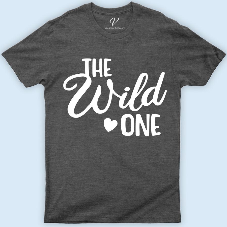The Wild One Wedding Shirt Wedding Vacation Shirts Discover the "Wild One Wedding Shirt" from VacationShirts.com, your ultimate choice for unique, eco-friendly wedding attire. Perfect for adventure weddings, this nature-inspired, custom t-shirt blends boho charm with rustic elegance. Personalize your outdoor celebration with our bespoke, environmentally conscious designs. Embrace your wild side in style!