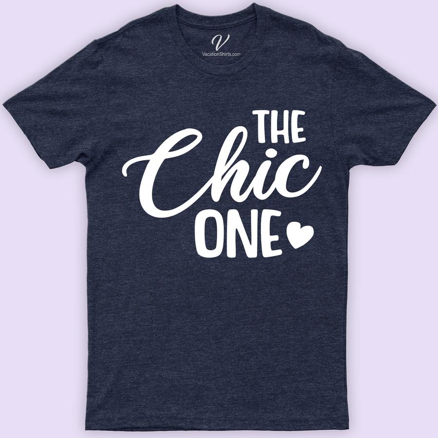 THe Chic One Wedding Shirt Wedding Vacation Shirts Discover "The Chic One" Wedding Shirt, exclusively at VacationShirts.com. This designer bridal shirt redefines sophistication with its unique elegance, blending luxury and style. Perfect for the discerning bride seeking a chic, stylish addition to her wedding attire. Experience unparalleled bridal shirt elegance with this high-end, unique bridal blouse. Elevate your wedding outfit now.