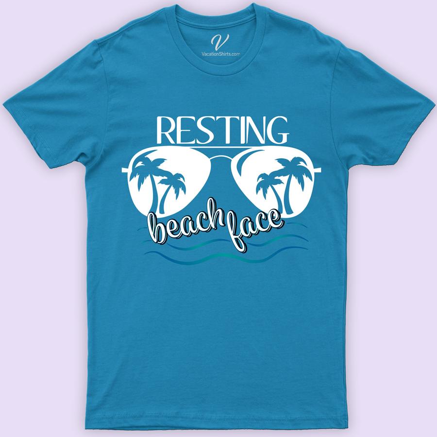 Resting Beach Face Cruise Shirt Funny Cruise Vacation Shirts Set sail in style with our Resting Beach Face Cruise Shirt from VacationShirts.com! Perfect for any sea adventure, this nautical graphic tee combines humor and coastal fashion. Ideal for beach vacations, sailing trips, or lounging on a cruise ship, it's the ultimate addition to your summer cruise wear collection.
