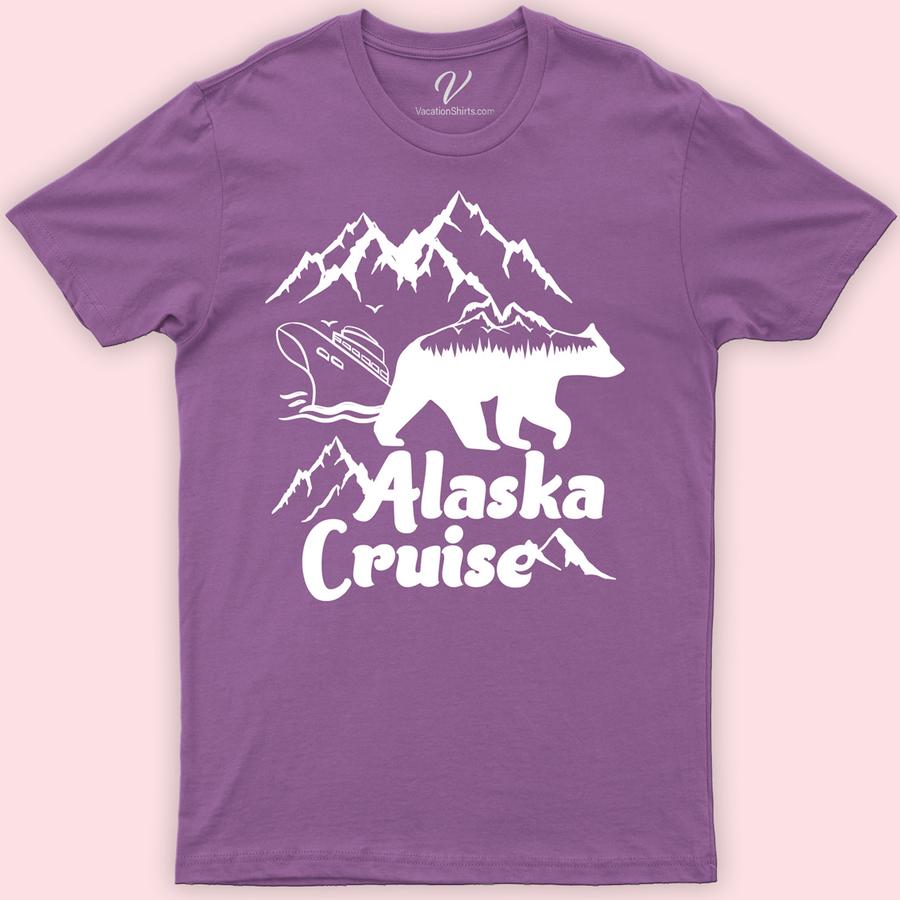 Alaska Cruise Nature Vacation Tee Alaska Cruise Shirts Embark on a majestic journey with our Alaska Cruise Nature Vacation Tee from VacationShirts.com. Crafted for adventurers, this nature-themed tee captures the essence of Alaska's wildlife and scenic beauty. Perfect for outdoor enthusiasts, it's the ultimate Alaska vacation apparel and a cherished Alaskan cruise souvenir. Embrace the wild!