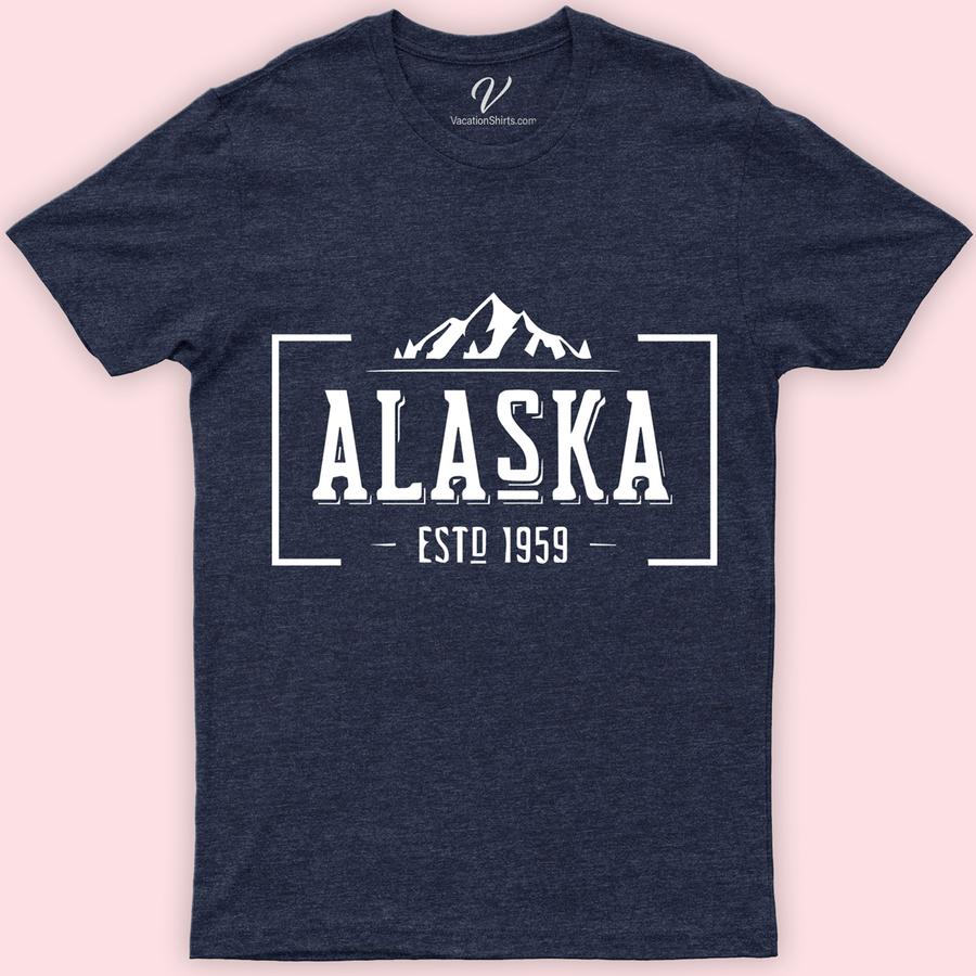 Alaska Stylish Calligraphy Tee Alaska Vacation Shirts Discover the essence of Alaska with our Stylish Calligraphy Tee. Featuring unique, handwritten typography, this artistic Alaska clothing merges fashion with a love for travel. Perfect as a souvenir or a statement piece, our Alaska Typography T-shirt embodies the spirit of adventure in every stitch. Stand out in this exclusive Alaska Fashion Tee.