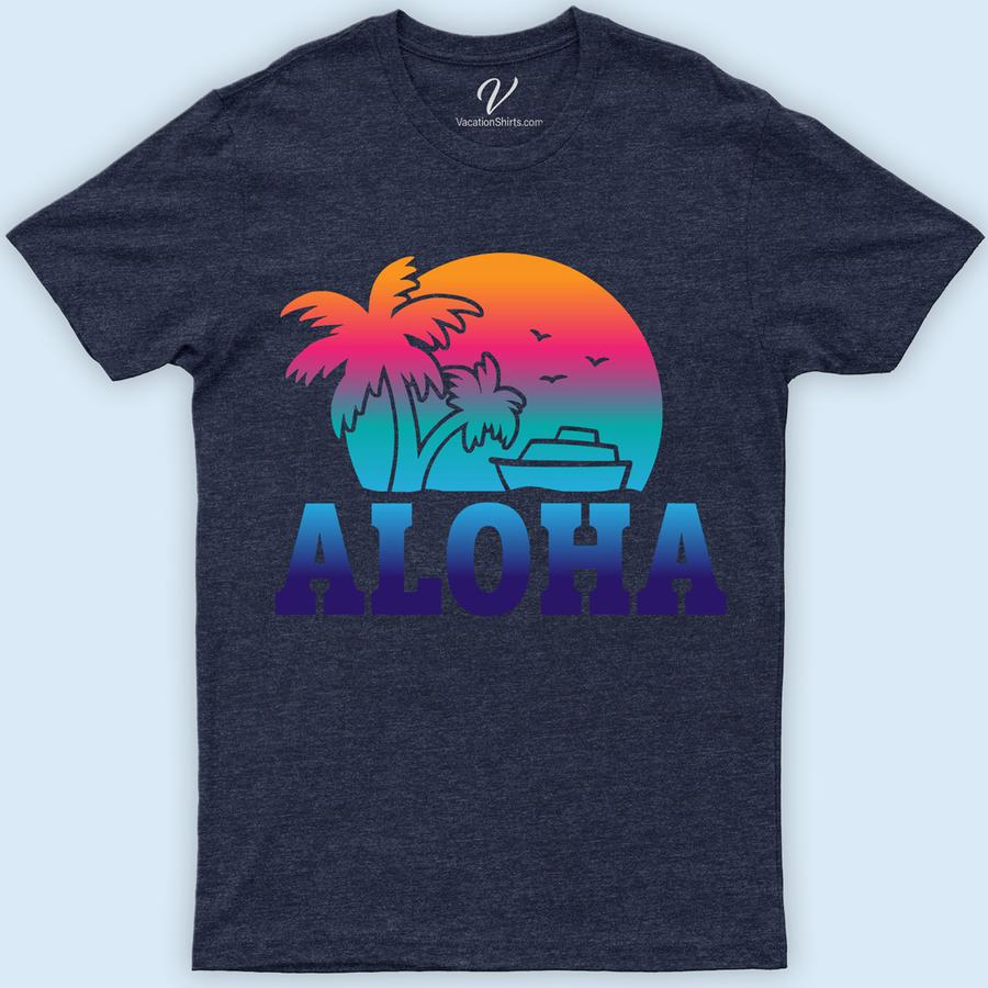 Aloha Beach Hawaii Vacation Tee Hawaii Vacation Shirts Embrace the Aloha spirit with our Aloha Beach Hawaii Vacation Tee from VacationShirts.com. This Hawaiian Tee, featuring vibrant tropical vacation apparel designs, is your perfect companion for beach-themed adventures. Crafted for comfort and style, it embodies the essence of Hawaiian beachwear and tropical island shirts. Make every day a Hawaii travel adventure!