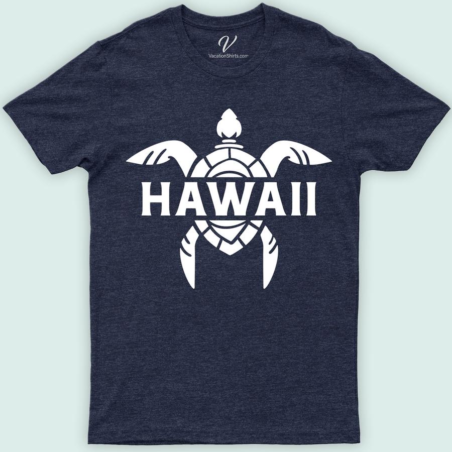 Hawaii Turtle Vacation Ocean Tee Hawaii Vacation Shirts Dive into style with our Hawaii Turtle Vacation Ocean Tee from VacationShirts.com. Featuring an exquisite turtle graphic, this eco-friendly ocean apparel embodies the spirit of Hawaiian vacations. Perfect for marine life enthusiasts, our beach-themed, tropical turtle t-shirt blends ocean wildlife charm with sustainable fashion. Embrace the sea in comfort and style.