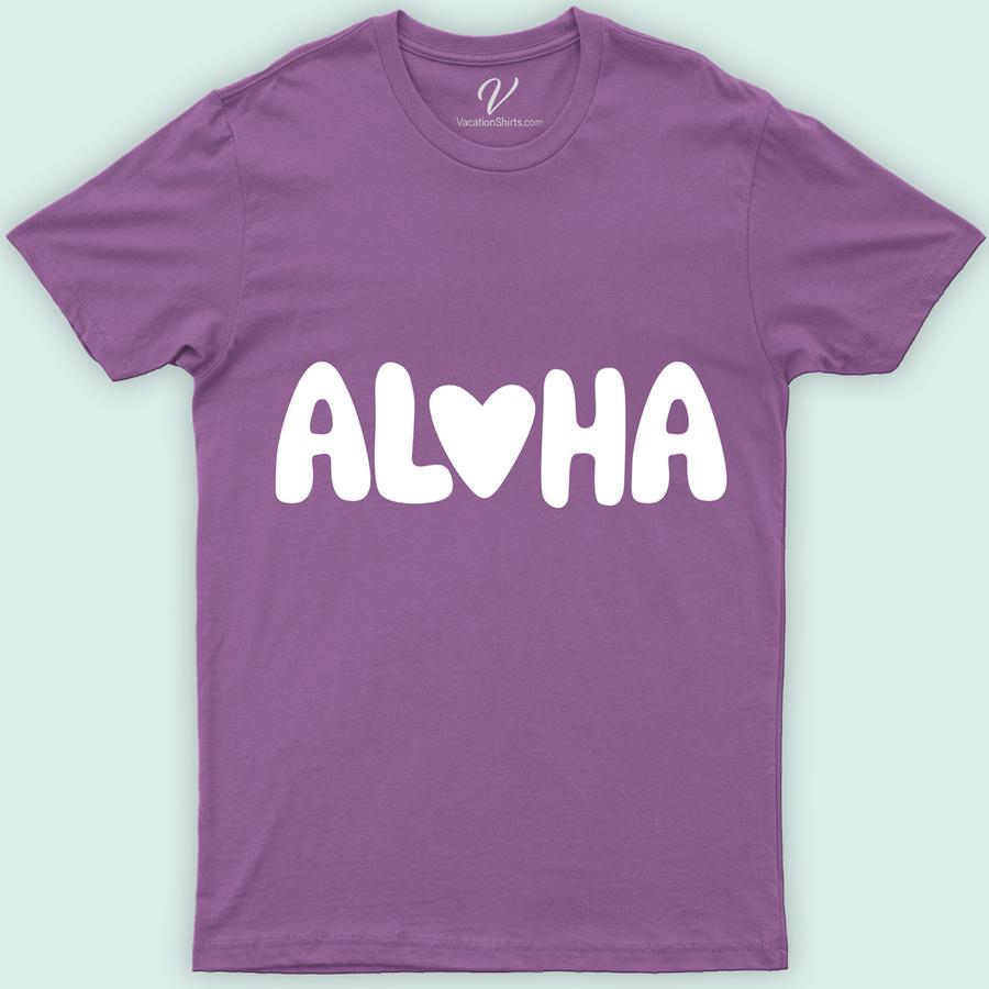 Aloha Heart Hawaii Vacation Tee Hawaii Vacation Shirts Discover the essence of paradise with our Aloha Heart Hawaii Vacation Tee. Crafted for those who carry the Aloha spirit, this Hawaiian Beach Apparel merges tropical t-shirt design with the warmth of Hawaiian vacation clothing. Embrace the heart of Hawaii in every stitch of this Aloha Heart T-Shirt, your perfect tropical island companion.