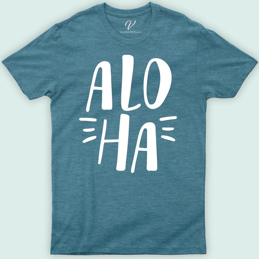 Aloha Hawaii Shine Calligraphy Tee Hawaii Vacation Shirts Embrace the Aloha spirit with our Hawaii Shine Calligraphy Tee! Crafted for those who adore Hawaiian style, this Aloha Tee features an exquisite calligraphy design, blending casual elegance with tropical flair. Perfect for beach lovers, it's a must-have piece of Aloha Hawaii fashion that radiates sunny vibes and Hawaiian charm.