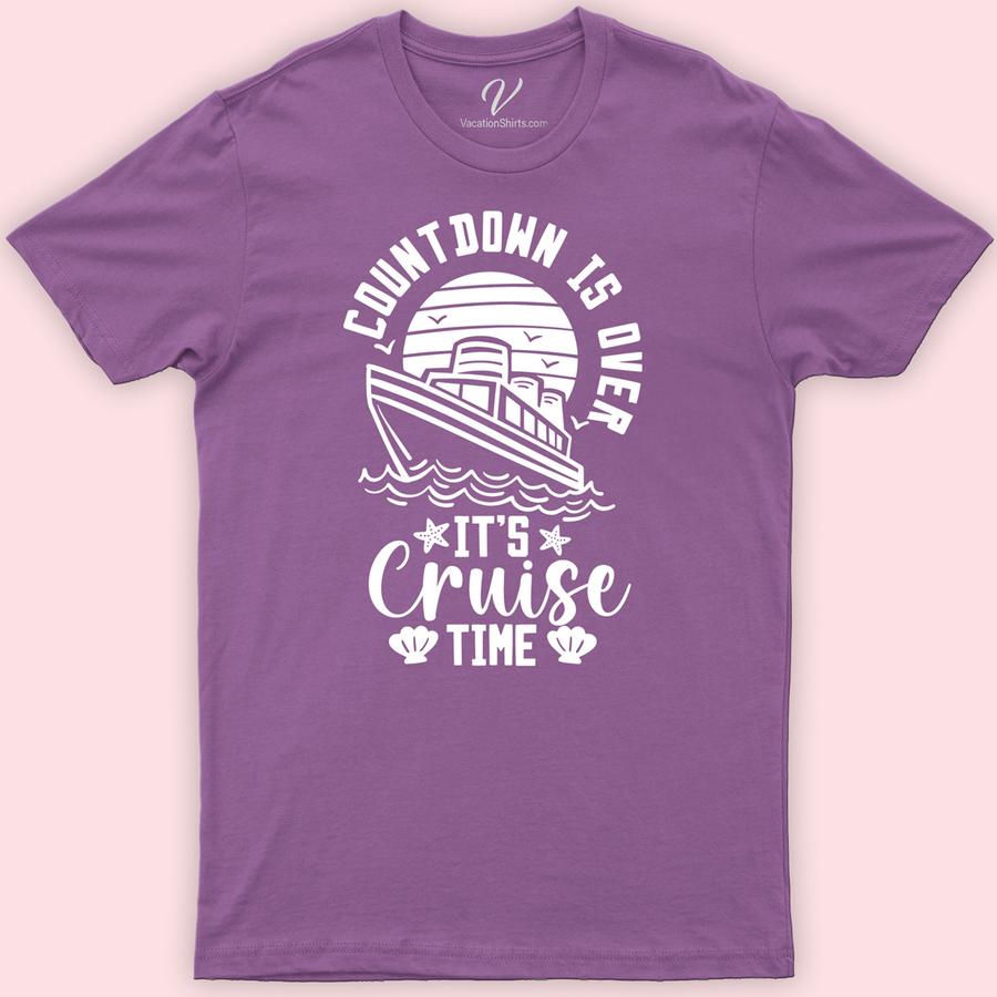 Cruise Countdown Vacation Tee - VacationShirts.com Cruise Vacation Shirts Embark on your cruise adventure with our Cruise Countdown Vacation Tee from VacationShirts.com! Perfect for the whole family, these custom, personalized shirts add excitement to your vacation countdown. Featuring unique cruise-themed designs, they're ideal for group wear, matching effortlessly. Elevate your cruise ship attire and tropical vacation with our stylish, personalized tees.