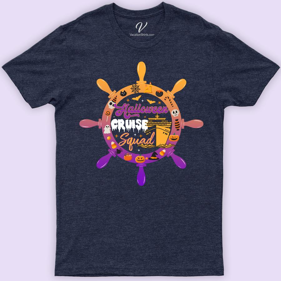 Black Squad Halloween Cruise Tee - VacationShirts Halloween Cruise Shirts Set sail in style with our Black Squad Halloween Cruise Tee from VacationShirts.com! Perfect for group Halloween outings, this custom tee blends spooky vibes with cruise comfort. Personalize for your crew, making every Halloween cruise unforgettable. Ideal for families or friends, it's the ultimate in matching Halloween-themed cruise wear.