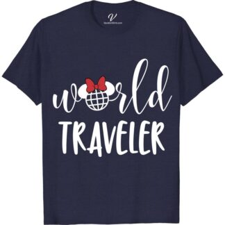 Minnie's World Traveler Shirt Disney Vacation Shirts Discover the globe with Minnie's World Traveler Shirt from VacationShirts.com. Perfect for globetrotters, this travel-themed apparel embodies adventure, featuring iconic landmarks. It's more than a t-shirt; it's a testament to wanderlust, international journeys, and cultural explorations. Embrace your inner explorer with this must-have piece in your vacation wardrobe.