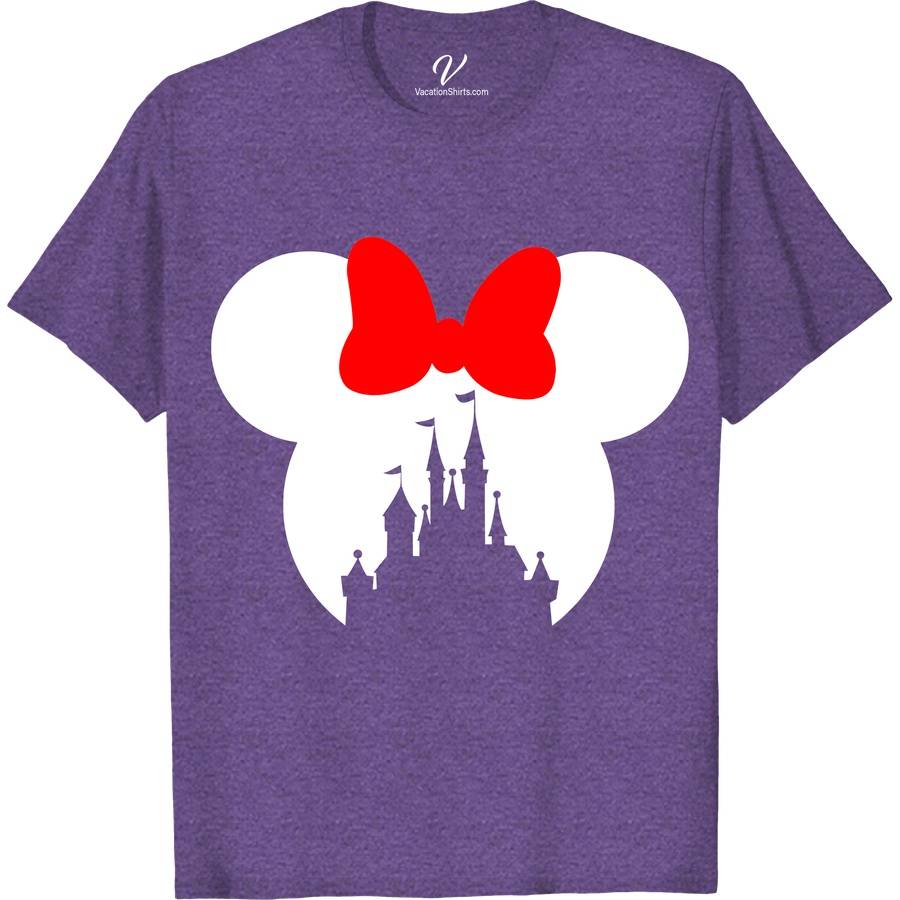 Minnie's Castle Shirt Disney Vacation Shirts Discover the enchantment with our Minnie's Castle Shirt from VacationShirts.com! Perfect for Disney fans, this custom Minnie Castle T-shirt blends iconic Minnie Mouse apparel charm with Magic Kingdom inspiration. Ideal for family outfits, it's a must-have for your Disney vacation wardrobe. Embrace the magic in style!