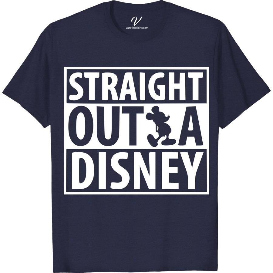 Straight Outta Disney Shirt Disney Vacation Shirts Embrace the magic with our Straight Outta Disney Shirt, perfect for your Disney family adventure! Customizable and stylish, these Disney Vacation Tees are ideal for matching group looks. Personalize your Disney Trip with our unique Disney Bound Tees, ensuring your Disney Theme Park experience is unforgettable. Get yours now!