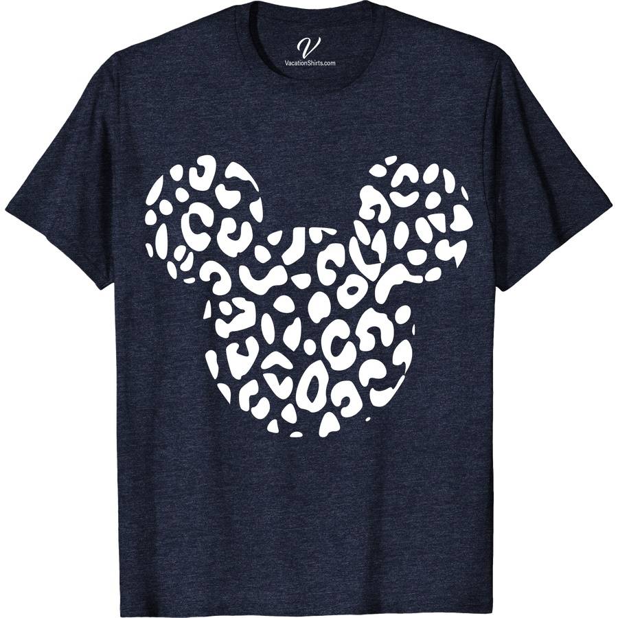 Cheetah Print Mickey Shirt Disney Vacation Shirts Unleash your wild side with our Cheetah Print Mickey Shirt from VacationShirts.com! This Disney Safari Shirt blends iconic Mickey Mouse charm with a fierce leopard print, creating a unique Disney Animal Print Tee. Perfect for Disney enthusiasts, this Leopard Mickey T-Shirt is a must-have for your animal pattern Disney apparel collection.