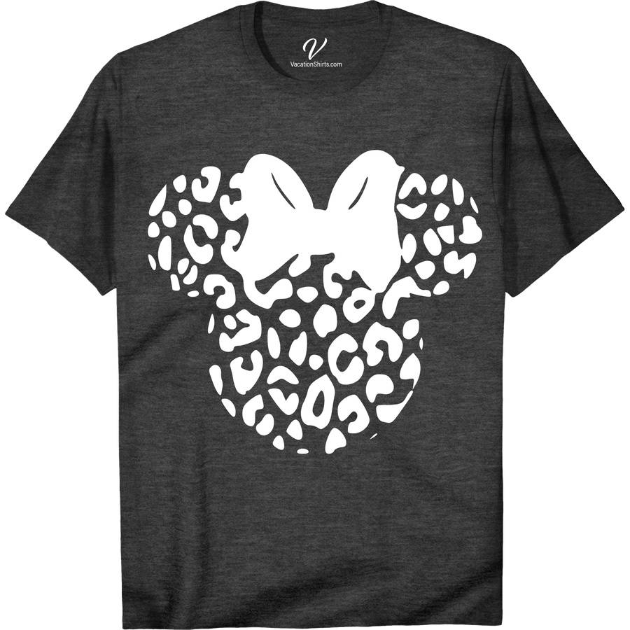 Cheetah Print Minnie Shirt Disney Vacation Shirts Unleash your wild side with our Cheetah Print Minnie Shirt from VacationShirts.com! This Disney Animal Print Tee blends iconic Minnie Mouse charm with a daring leopard pattern, creating the perfect Minnie Mouse Safari Shirt. Ideal for Disney enthusiasts, this Cheetah Minnie Top is a must-have for your next adventure!