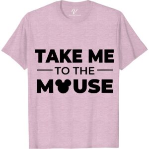 Take Me to The Mouse Disney Shirt Disney Vacation Shirts Embark on a magical journey with our 'Take Me to The Mouse' Disney Shirt from VacationShirts.com. Perfect for any Disney vacation, this custom Disney shirt features beloved Mickey Mouse, making it ideal for matching family shirts. Personalize your Disney trip tee for unforgettable memories at Disneyworld or Disneyland. Capture the magic!