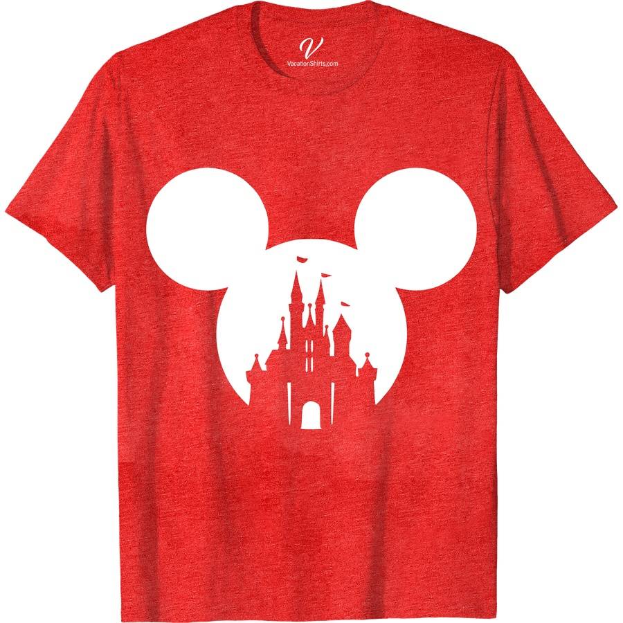 Mickey Castle Shirt Disney Vacation Shirts Embark on a magical journey with our Mickey Castle Shirt, the perfect Disney Vacation Shirt for the whole family. Featuring a unique Mickey Silhouette against the iconic Disney Castle, this custom Mickey Shirt is a must-have for your Disney Park adventures. Capture the enchantment of the Magic Kingdom with this exclusive Disney Trip Tee.