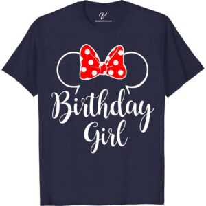 Birthday Girl Disney Shirt Disney Vacation Shirts Celebrate her special day with our Magical Birthday Girl Disney Shirt! Customizable with her favorite Disney Princess, Mickey, or Minnie, this personalized tee is perfect for any Disney-themed party. Crafted for comfort and magic, it's the ultimate outfit for your little girl's Disney birthday adventure. Make her day unforgettable!