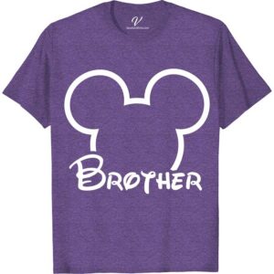 Disney Brother Shirt Disney Vacation Shirts Embrace the magic with our Disney Brother Shirt from VacationShirts.com! Perfect for Disney family trips, these matching Disney sibling tees add enchantment to every moment. Customize your Disney vacation with personalized, stylish Disney brother outfits. Ideal for creating unforgettable memories, our brother Disney apparel is a must-have for your next adventure!
