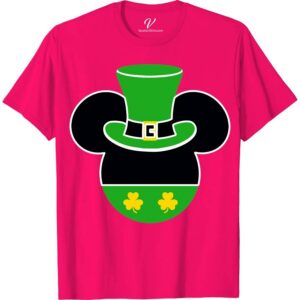 Disney Leprauchan Shirt Disney Vacation Shirts Celebrate St. Patrick's Day in magical style with our Disney Leprechaun Shirt! Featuring Mickey Mouse as a charming leprechaun, this vibrant green Disney character tee is perfect for Disney Park festivities or family matching. Customize your Irish Disney T-shirt for a unique, lucky addition to your Disney St. Paddy's Day apparel.