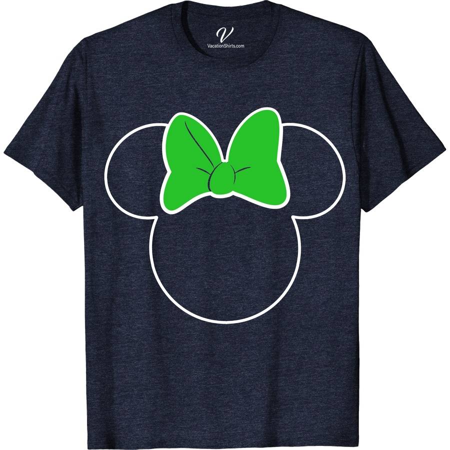 Disney Minnie Saint Patricks Day Shirt Disney Vacation Shirts Celebrate St. Patrick's Day in magical style with our Disney Minnie Mouse Shamrock Tee! Perfect for any Disney Irish celebration, this Minnie Mouse green shirt features a charming leprechaun design, making it a must-have for your St. Paddy's Day Disney outfit. Join the festive fun with this exclusive Minnie Mouse St. Patrick's Day merchandise!