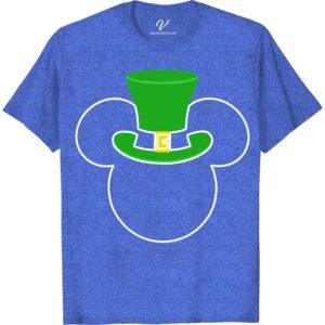 Disney Top Hat St Pattys Day Shirt Disney Vacation Shirts Celebrate St. Patty's with flair in our Disney Top Hat St. Patrick's Day Shirt! Featuring Mickey Mouse as a charming leprechaun, this green Disney shirt is perfect for family outings or Disney Park adventures. Embrace the Irish spirit with this unique, festive Disney holiday wear. Ideal for creating unforgettable St. Patrick's Day memories!