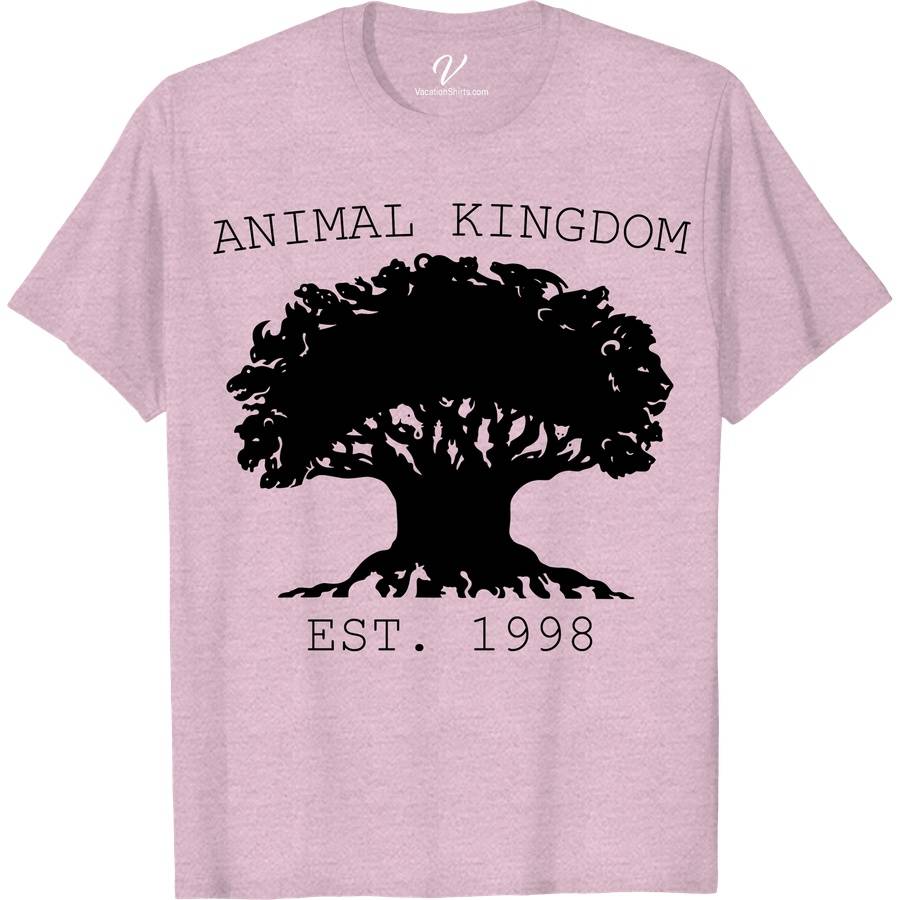 Disney Animal Kingdom Shirt Disney Vacation Shirts Embark on a wild adventure with our Disney Animal Kingdom Shirt from VacationShirts.com! Perfect for the whole family, these matching tees feature exclusive Disney Safari and Wildlife designs, making them the ultimate Disney Theme Park Apparel. Capture the magic of your Animal Kingdom vacation with this must-have Disney Park Souvenir Shirt.