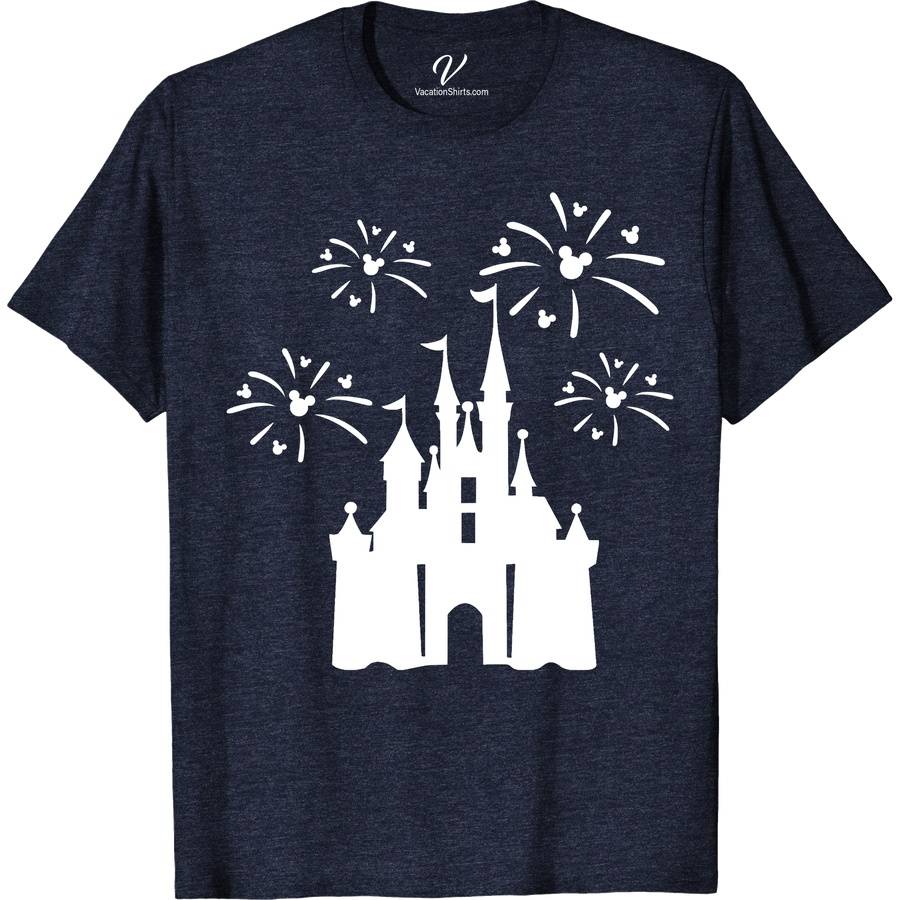 Disney Castle Firework Shirt Disney Vacation Shirts Experience the magic with our Disney Castle Firework Shirt, a must-have for any Disney vacation. Featuring a dazzling Magic Kingdom fireworks design, this tee captures the enchantment of Disney Park Castle nights. Perfect for Disney trip enthusiasts, it's your wearable souvenir from a magical castle firework show. Embrace the wonder!