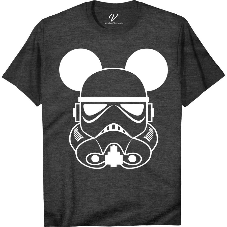 Mickey Stormtrooper Shirt Disney Vacation Shirts Unleash the force of fun with our Mickey Stormtrooper Shirt! This unique Disney Star Wars Apparel blends your favorite Mickey Mouse charm with the iconic Stormtrooper look. Perfect for fans of both worlds, this Mickey Stormtrooper Crossover Tee is a must-have piece of Disney Crossover Merchandise.