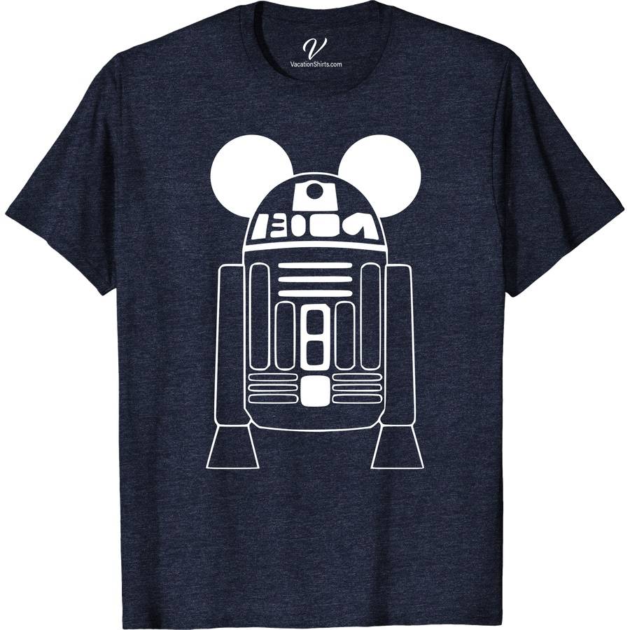 Disney R2D2 Shirt Disney Vacation Shirts Discover the magic with our Disney R2D2 Shirt, a must-have for Star Wars fans! This exclusive R2D2 Tee blends iconic Disney charm with the adventurous spirit of Star Wars. Perfect for all ages, our R2D2 Graphic Shirt is a standout piece in Disney Star Wars Clothing. Embrace the force in style!