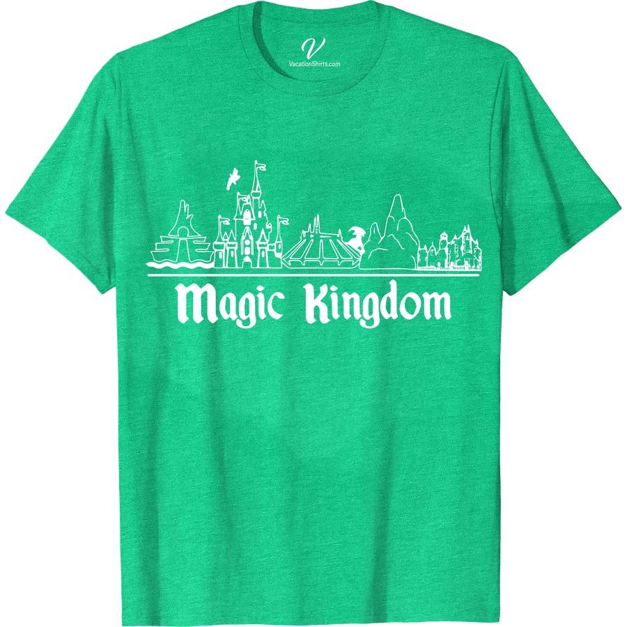 Disney Magic Kingdom Shirt Disney Vacation Shirts Experience the enchantment with our Disney Magic Kingdom Shirt from VacationShirts.com! Perfect for the whole family, these custom Disney shirts feature iconic Magic Kingdom designs, including the beloved Disney Castle. Personalize your Disney vacation tees for unforgettable matching moments. Ideal for any Disney park adventure, make your trip magical with our personalized Disney trip t-shirts.