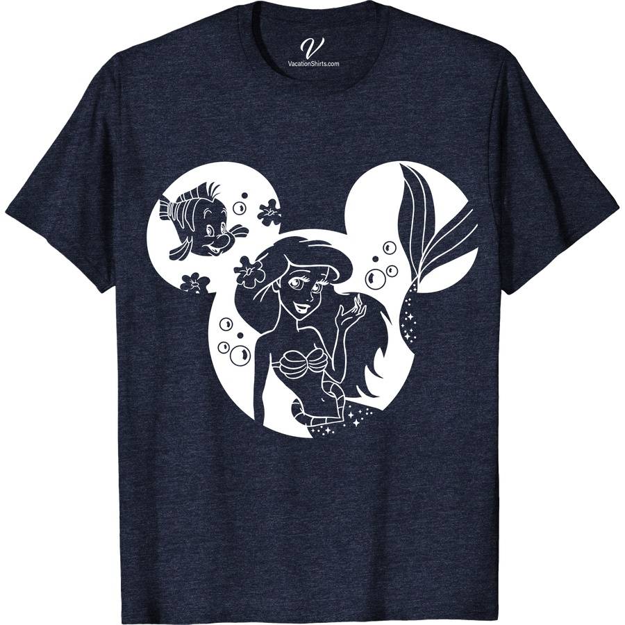 Disney Mermaid Shirt Disney Vacation Shirts Dive into magic with our Disney Mermaid Shirt, featuring enchanting Ariel graphics! Perfect for all ages, this Little Mermaid Apparel blends style with whimsy. Whether you're a kid or an adult, our Ariel T-Shirt is a must-have for any Disney Princess Tee collection. Embrace your inner mermaid with this captivating Ariel Mermaid Top!
