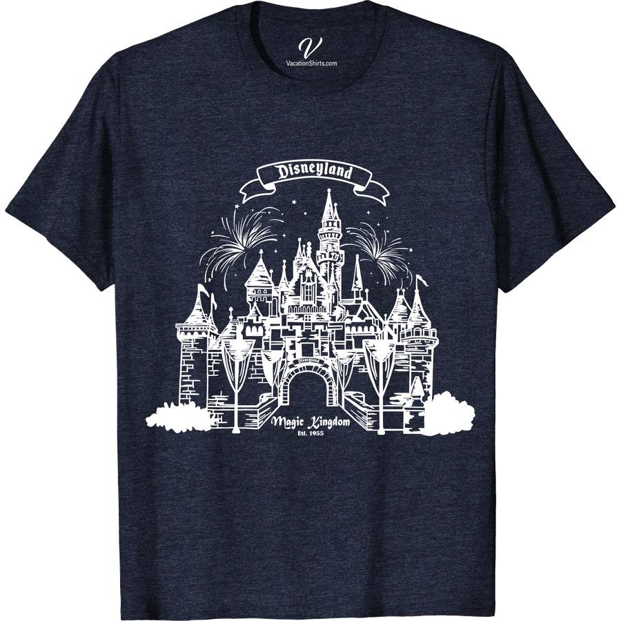 Disneyland Castle Firework Shirt Disney Vacation Shirts Experience the magic with our Disneyland Castle Firework Shirt from VacationShirts.com. Capturing the enchantment of Disney's night shows, this tee features vibrant fireworks over the iconic castle. Perfect for Disney theme park enthusiasts, it's a must-have Disney vacation tee and a memorable Castle Firework souvenir. Step into Fantasyland every day!