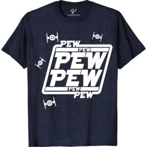 Pew Pew Pew Star Wars Shirt Disney Vacation Shirts Unleash your inner rebel with the Pew Pew Pew Star Wars Shirt from VacationShirts.com! This iconic tee, featuring the beloved movie quote, merges humor with fandom. Perfect for any Star Wars enthusiast, it's a must-have piece of galactic empire clothing. Show off your allegiance and make a statement in this unique, funny Star Wars shirt – an ideal gift for fans of the saga!