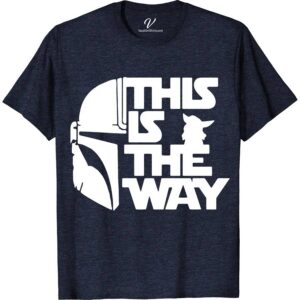 This is the Way Shirt Disney Vacation Shirts Embrace the Mandalorian creed with our "This is the Way Shirt" from VacationShirts.com. Perfect for Star Wars fans, this tee features iconic Mandalorian armor and Baby Yoda, blending sci-fi charm with galactic empire flair. A must-have for bounty hunter enthusiasts and anyone devoted to the Mandalorian merchandise and fan gear universe.