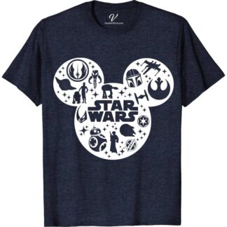 Disney Star Wars Mickey Shirt Disney Vacation Shirts Unleash the Force with our Disney Star Wars Mickey Shirt, a perfect blend of your favorite worlds! This exclusive tee combines iconic Mickey Mouse charm with legendary Star Wars adventure. Ideal for Disney Galaxy's Edge explorers or any Star Wars themed Disney outing. Embrace your inner Jedi with this must-have apparel!