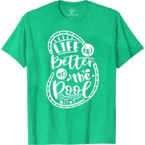 Life's Better Poolside Vacation Tee by VacationShirts.com Cruise Vacation Shirts Dive into summer with Life's Better Poolside Vacation Tee from VacationShirts.com! Perfect for beach bashes or pool parties, this tropical vacation shirt blends casual comfort with resort wear chic. Embrace your summer holiday in style with our beach vacation tee, the ultimate choice for any summer travel or tropical getaway.