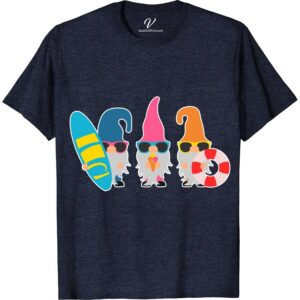 Beach Gnomes Vacation Shirt Beach Vacation Shirts Dive into summer fun with our Beach Gnomes Vacation Shirt! Perfect for beach parties and tropical getaways, this unique gnome-themed beachwear combines humor and style. Featuring vibrant designs of gnomes enjoying the sun, it's the ultimate addition to your vacation gnome apparel and casual gnome shirts collection.