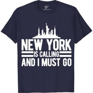New York is Calling Shirt New York Vacation Shirts Discover the essence of the Big Apple with our "New York is Calling Shirt" from VacationShirts.com. This chic New York Fashion Top, featuring the iconic skyline and Empire State, is the perfect NYC Souvenir Shirt. Embrace your love for NY in style, whether you're a traveler or a city enthusiast.