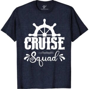 Cruise Squad Cruise Vacation T-Shirt Cruise Vacation Shirts Set sail in style with our Cruise Squad Cruise Vacation T-Shirt from VacationShirts.com! Perfect for groups, this custom tee blends nautical themes with tropical vibes, making it ideal for family cruises or cruise parties. Stand out on deck with matching cruise shirts that celebrate your squad's adventure at sea!