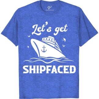 Lets Get Shipfaced Cruise Cruise Vacation T-Shirt Cruise Shirt Best Sellers Dive into fun with our "Let's Get Shipfaced" Cruise Vacation T-Shirt from VacationShirts.com! Perfect for any cruise party, this nautical-themed tee blends humor and style, making it essential cruise wear for men and women alike. Embrace the boat party vibe in comfort with this standout piece of cruise ship apparel.