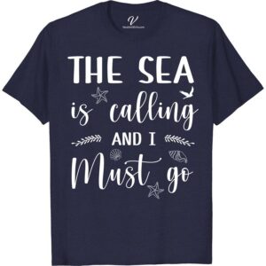 Sea-Calling Cruise Vacation Tee by VacationShirts Classic Cruise Vacation Shirts Set sail in style with the Sea-Calling Cruise Vacation Tee from VacationShirts.com. Perfect for any maritime adventure, this nautical vacation tee captures the essence of the ocean with its unique sailor-themed design. Ideal for cruising enthusiasts, it's the ultimate addition to your tropical cruise wear and beach vacation shirts collection.
