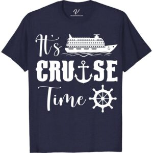 It's Cruise Time Cruise Vacation T-Shirt Classic Cruise Vacation Shirts Set sail in style with It's Cruise Time Vacation T-Shirt from VacationShirts.com! Perfect for the whole family, these matching cruise outfits blend nautical themes with tropical vibes. Personalize your cruise wear for an unforgettable look, whether you're lounging on deck or exploring ashore. Ideal for men, women, and cruise parties!